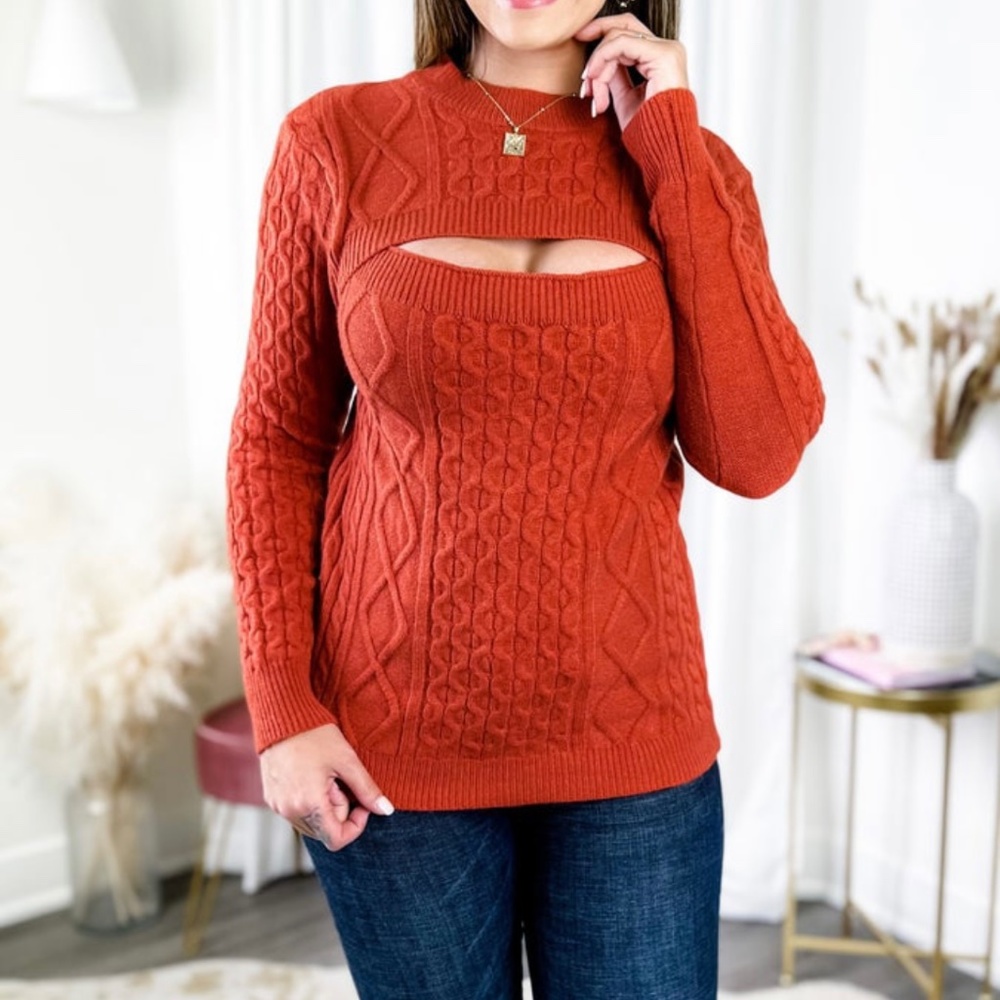 Bibi peekaboo sweater